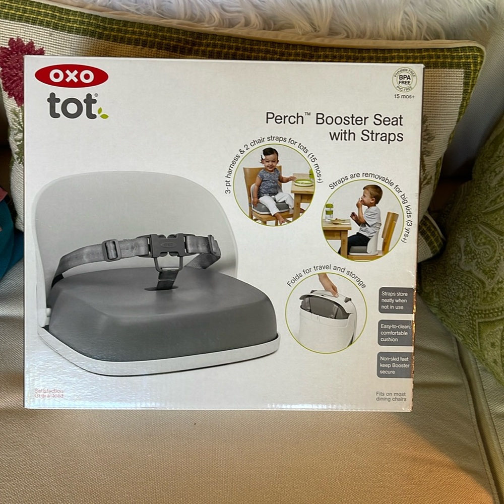 OXO TOT Perch Booster Seat w/ Straps